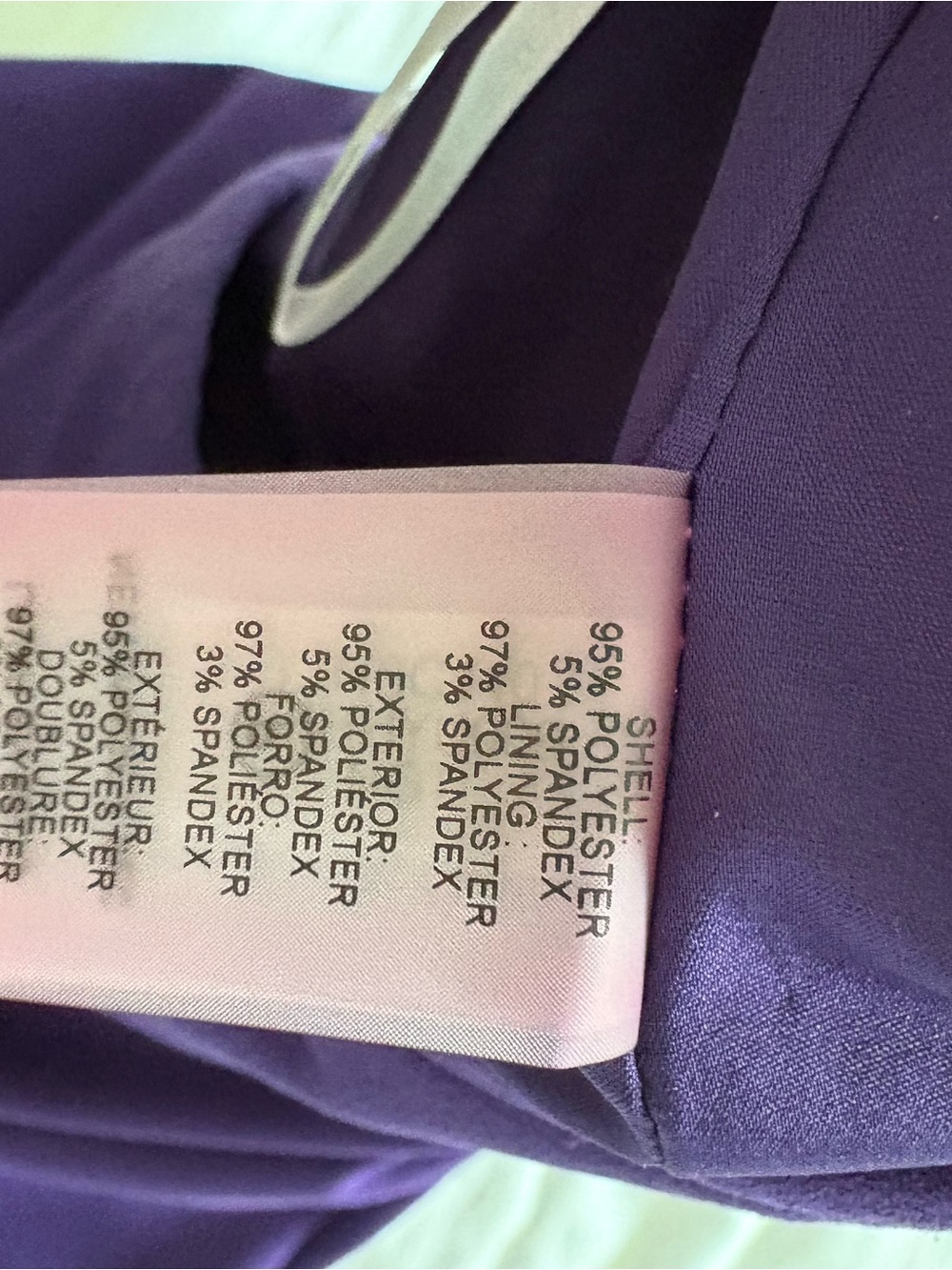 Calvin Klein Classic Purple Pencil Skirt Office Skirt Size 12 Office Chic - Picture 7 of 7